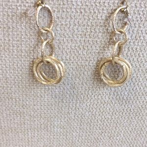 Italian aluminum coated with gold rings